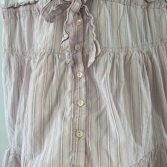 La Vie Rebecca Taylor Sleeveless Striped Dress - Picture 8 of 9